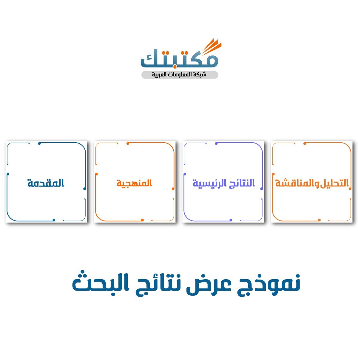 نموذج عرض نتائج البحث
